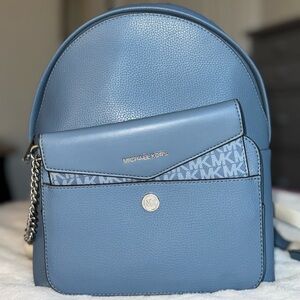 Maisie Medium Pebbled Leather 2-in-1 Backpack  Michael kors